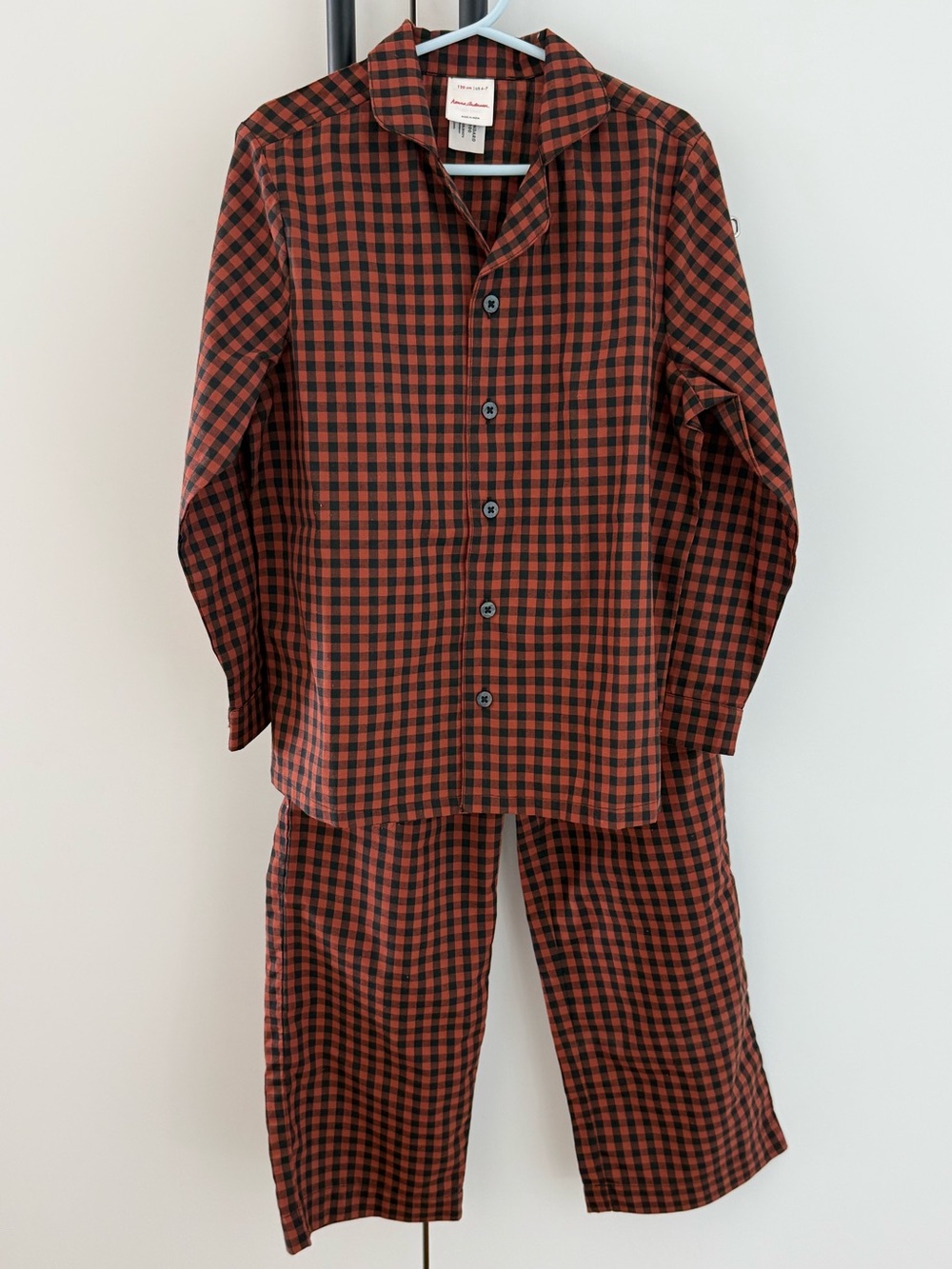 Hanna Andersson Poplin Pajama Set Long Sleeved